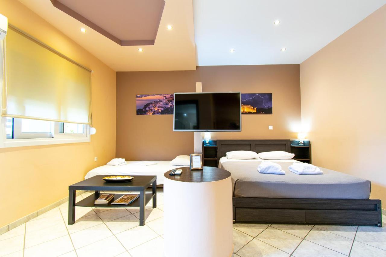 Sunset Apartments Free Shuttle From Athen'S Airport Spáta 外观 照片